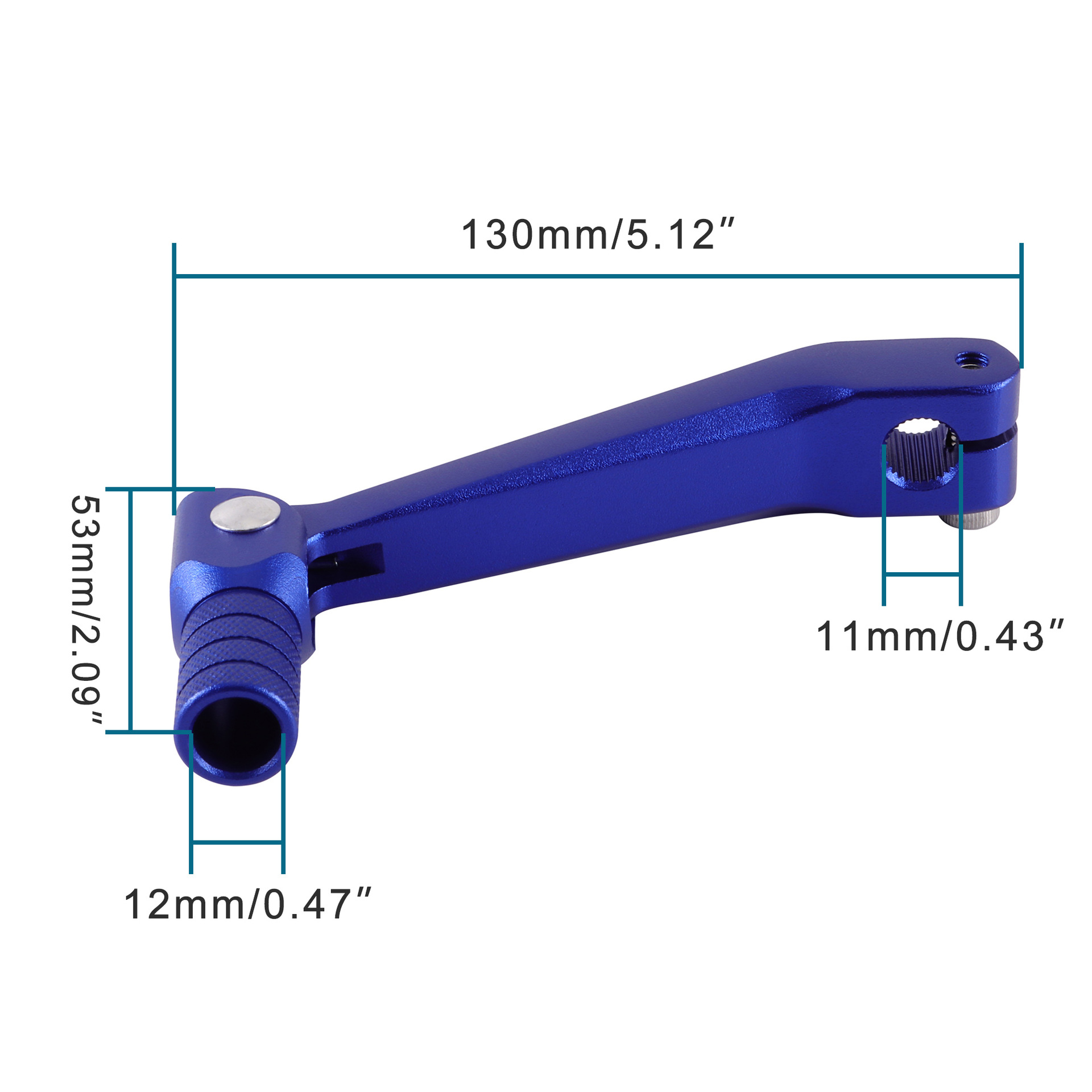 Motorcycle Gear Shift Lever Shift Lever Adapted to Boswell Apollo Air-Cooled Water-Cooled 250 Huayang T2 Blue