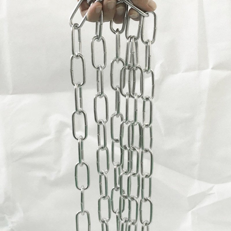 镀锌铁链子防盗加粗晾衣狗链特粗焊接铁链条锁吊链4mm粗包邮