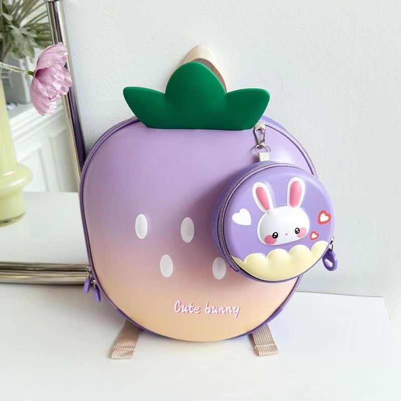 Nueva mochila escolar de jardín de infantes con carcasa dura, gran capacidad, protección de la columna vertebral, mochila infantil de dibujos animados, mochila de viaje informal para niños y niñas