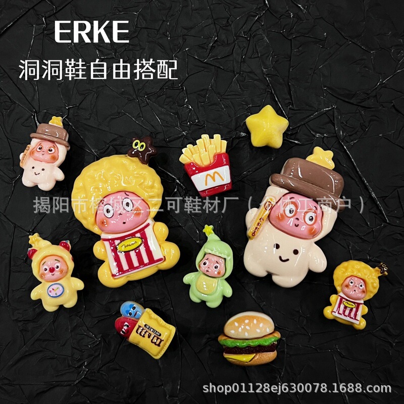 New Resin Cartoon Shoe Charms Star Character 3D Decorative Clips Compatible with Crocs DIY Detachable Children's Accessories New Resin Cartoon Shoe Charms Star Character 3D Decorative Clips Compatible with Crocs DIY Detachable Children's Accessories