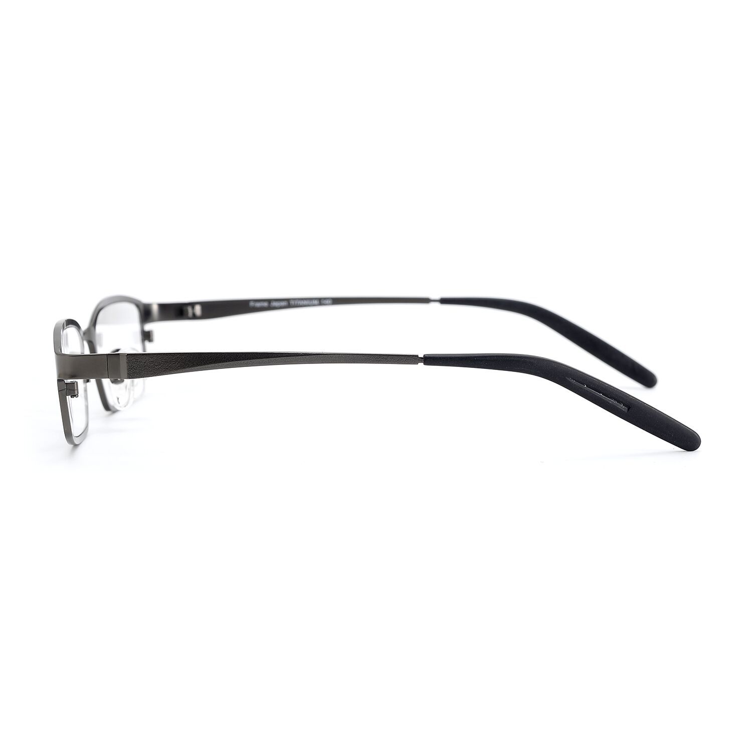 Minimalist Square Titanium Eyeglasses For Men Full Frame Glasses_voghion.com