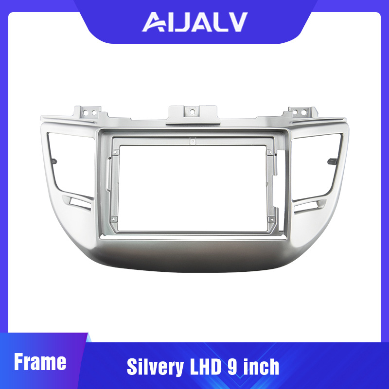 Car Central Control Large Screen Navigation Face Frame Versatile Frame Modification Panel Suitable for 15-17 Hyundai Tucson