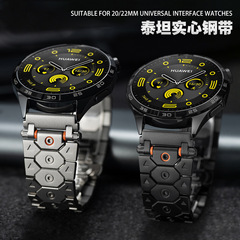 サムスンGalaxy Watch7/6ステンレスバンド華為GT5バンド金属中実バンド22mmを適用