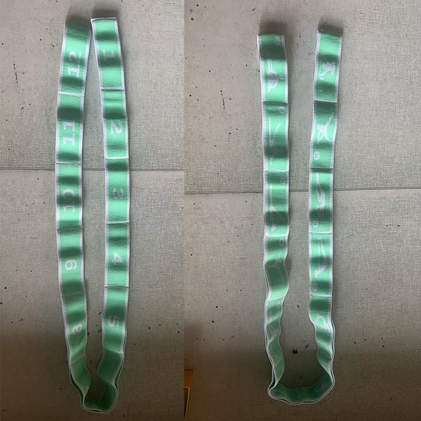 Elastic, mint, 12 cells, 140cm