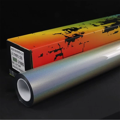 Price Customized Oem White Package, Auto Color Change Film - fantasy-colorful-silver-152m15m
