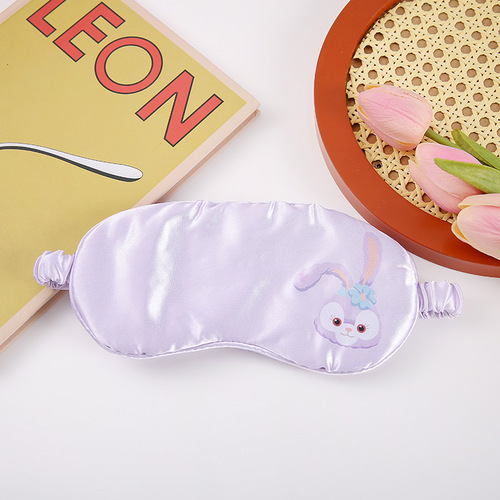 Cross-border cute cartoon sleeping eye mask, silk star Daitre bear adult and children universal eye mask