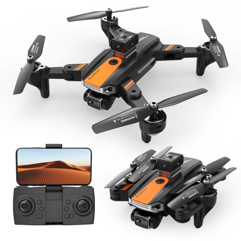 360 ° evitación de obstáculos inteligente GPS posicionamiento de flujo óptico plegable UAV HD fotografía aérea de cuatro ejes aviones de control remoto