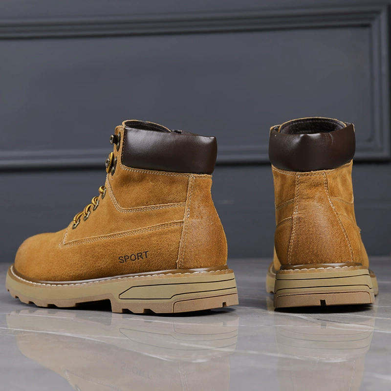 Martens, men's demi-season boots, fleece footwear