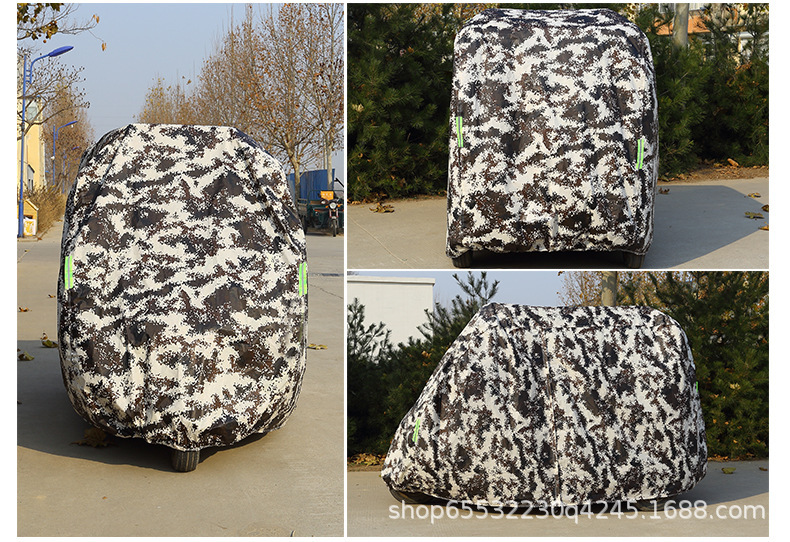 Fully Enclosed Electric Tricycle Sunshade, Full Car Cover, Car Cover, Thickened Rainproof, Sunproof and Waterproof Cover, New Style