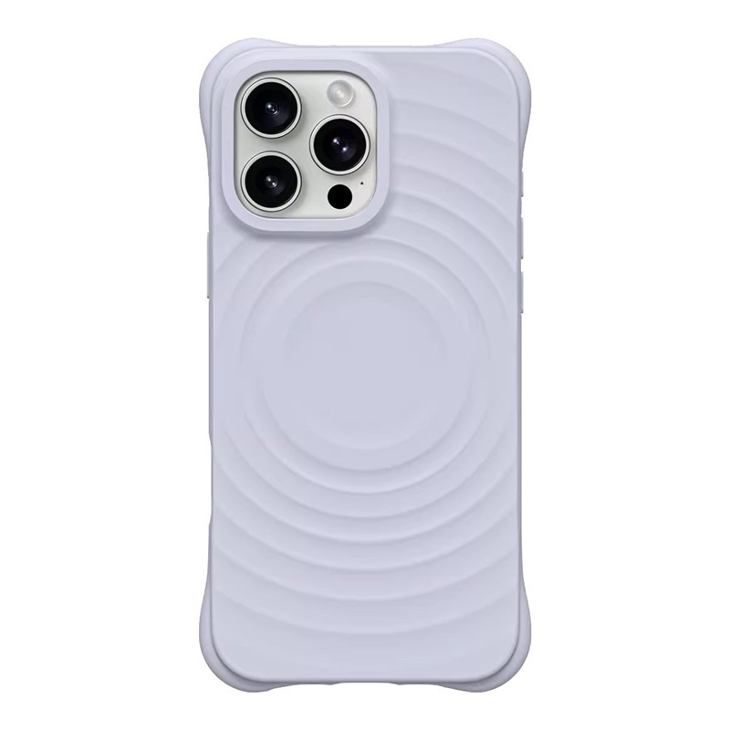 液态硅胶手机壳挂绳白色波漾壳联名赵露思适用于苹果iPhone16prom|undefined
