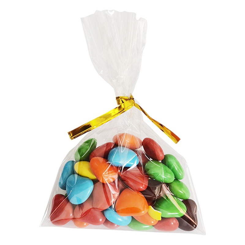 En stock OPP bolsillo plano caramelo joyería transparente bolsa de embalaje pan regalo bolsa de plástico PE bolsa pequeña al por mayor