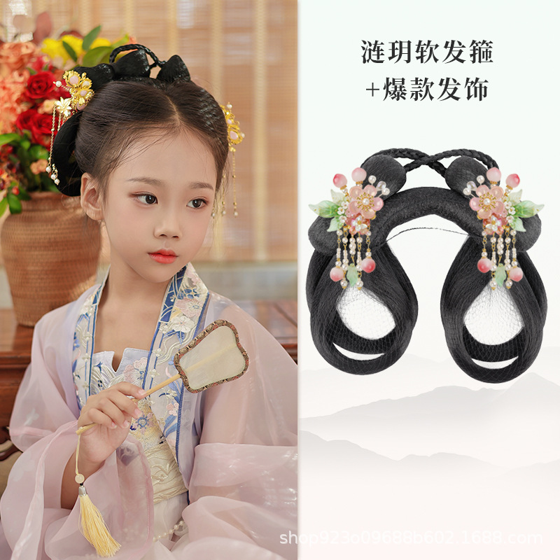 Lianyue 부드러운 머리띠 폭발성 헤어 액세서리 쌍