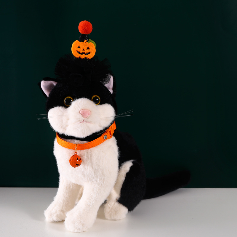 Mascota Halloween calabaza sombrero gato perro conejo fiesta fantasma Accesorios Sombrero tridimensional Comercio exterior Festival al por mayor