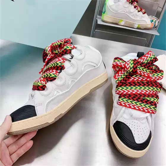 Trendy Brand Bread Shoes Cheng Yi Same Style Thick-Soled Lace-Up Dad Shoes for Men and Women Couple Moral Training Shoes Casual Sports Skateboard Shoes