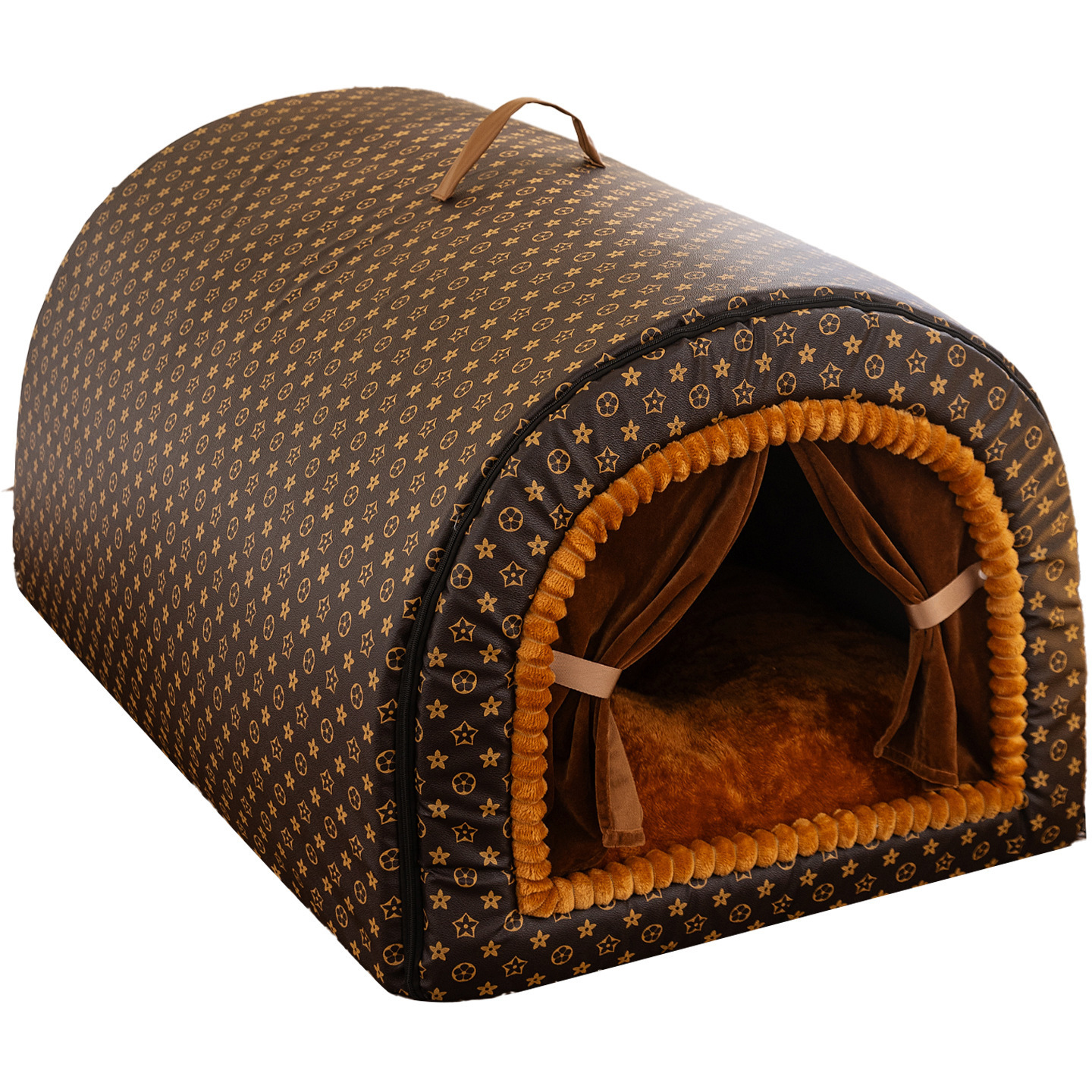 Otoño y invierno nuevo estilo de lujo perros, perros de madera dorada, perros de casa, perros de gato, perros de gato, perros de mascotas transfronterizas