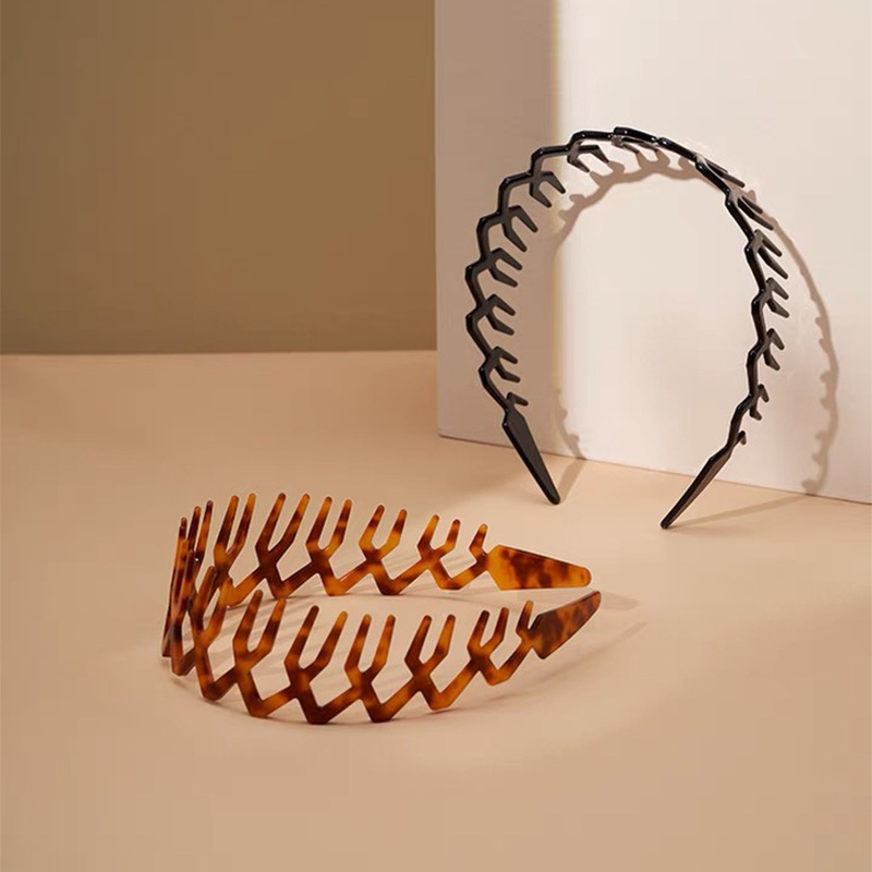 Women'S Gender Fashion Simple Wave Wide-brimmed Geometric Shape Headband