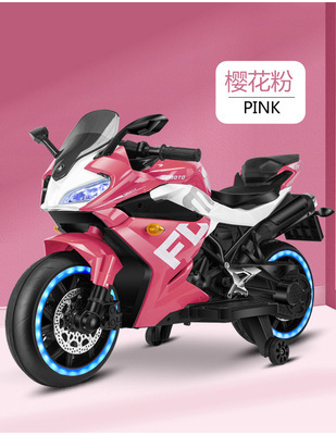 La motocicleta eléctrica para niños puede sentarse niños y niñas doble control remoto motocicleta de juguete grande 4-6-10 años de carga