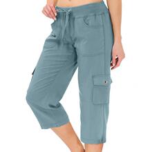 P 76572 Casual Drawstring Cargo Hiking Pants ��װ���ɽ��