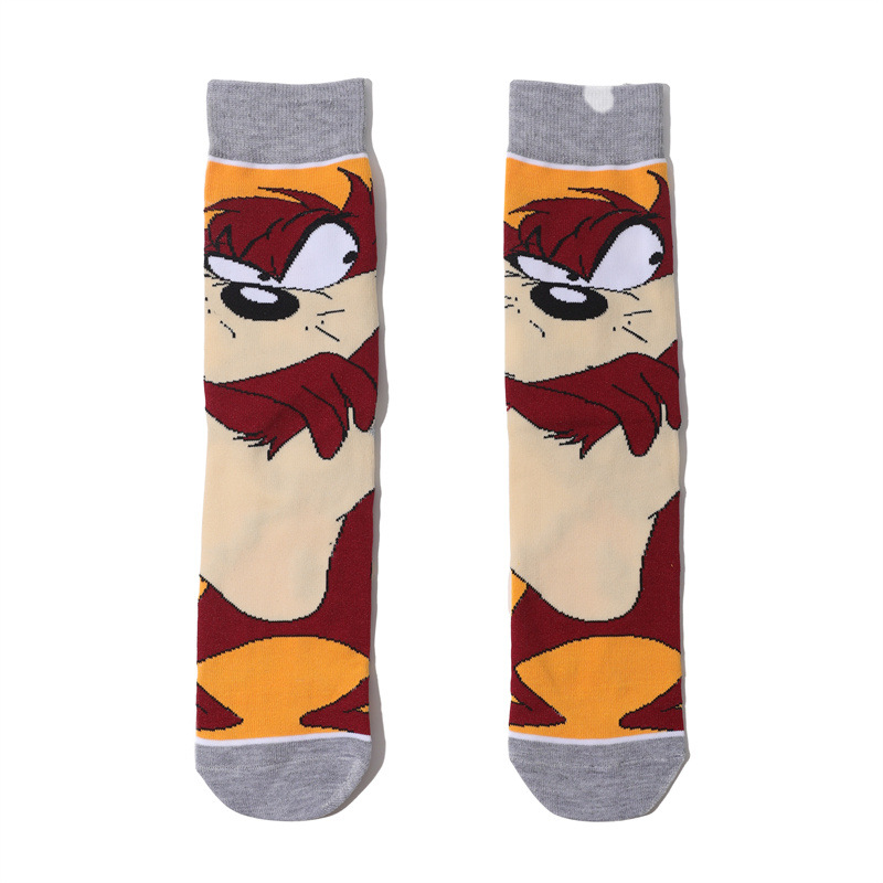 Wholesale Trendy Men'S Cotton Cartoon Tube Socks Stockists Women'S Animation Personalized Socks-5Prs 29 Img_4373