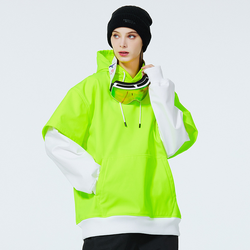 滑雪服衛衣連帽女款冬季戶外防風防水保暖滑雪帽衫男