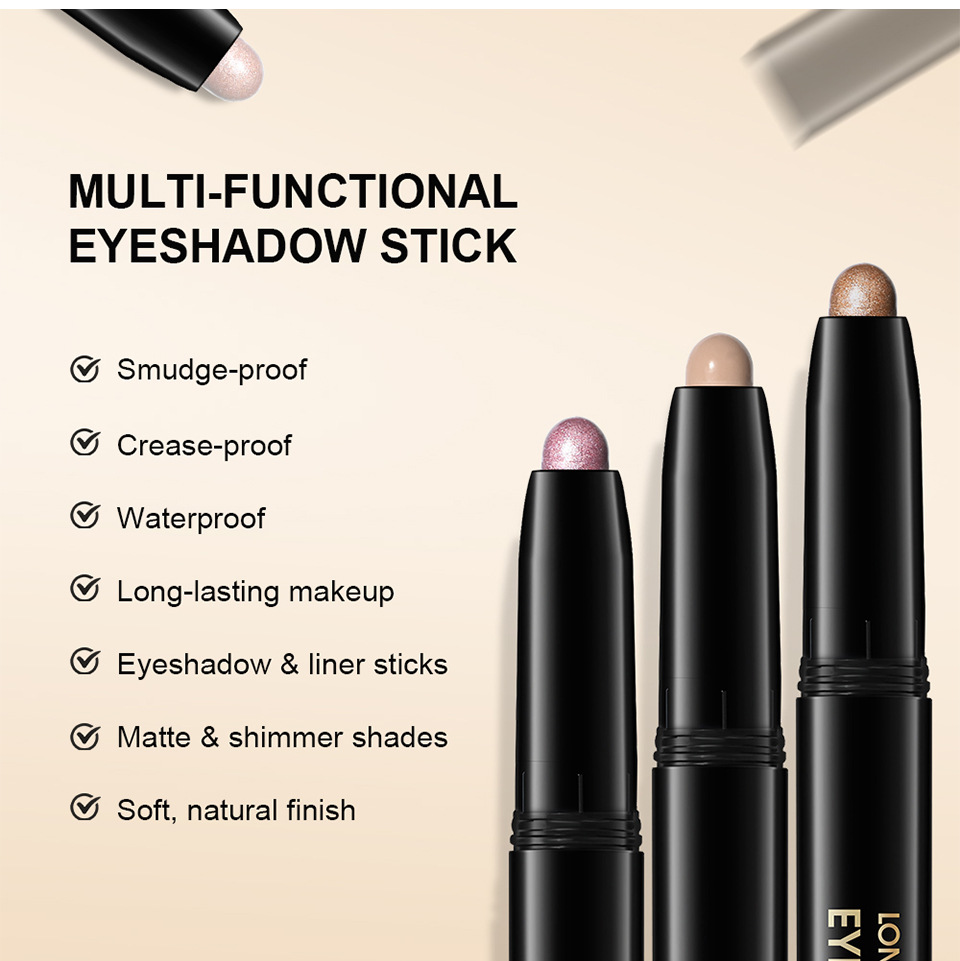 lakerain Cream Eyeshadow stick, matte pearlescent gradient Eyeshadow, Lazy Eyeshadow pen Application Scenario