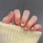 日常美甲纯手工猫眼假指甲