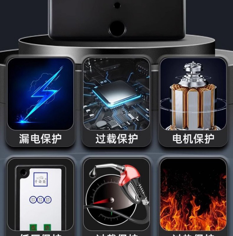 High-Pressure Car Washing Machine, Commercial Intelligent High-Pressure Cleaning Machine, Car Wash Shop, Farm, Four-Stage High-Power Car Washing Pump