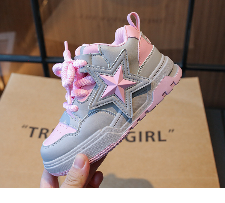 Semelle souple pour enfants, nouvelle édition coréenne, automne/hiver 2024, peluche confortable et chaude, sport pour garçons, petites filles, Cricket_voghion.com