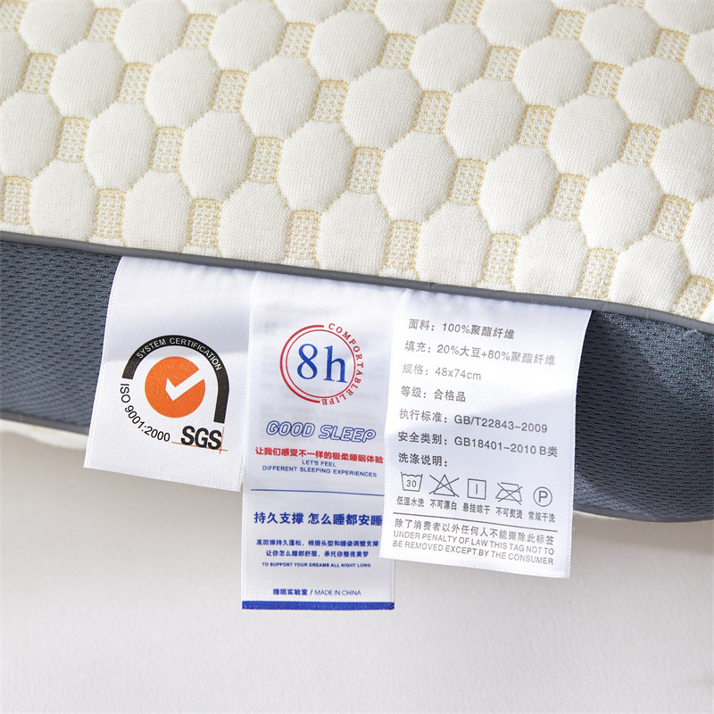Factory direct sales pillow core pressure-free neck pillow single pillow soy fiber pillow core sleep aid neck pillow wholesale