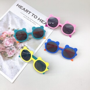 Fashionable children's cute sunglasses, glasses, UV protection