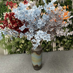 21 New apple long simulation flowers wholesale grinding wool cloth fake flower courtyard garden decorative jewelry home living room ornaments
