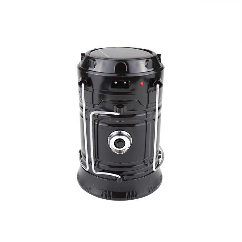 Multifuncional solar recargable linterna camping tienda lámpara portátil al aire libre lámpara de camping al aire libre generación fábrica en stock
