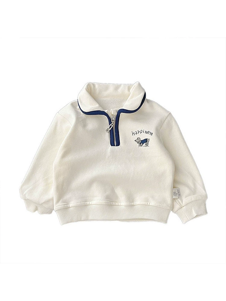Children's spring sweatshirt, long-sleeve for men and women girl's, western style