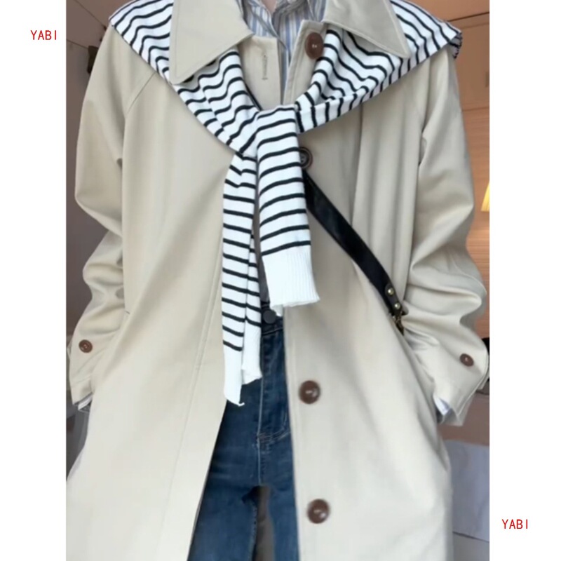 中长款卡其色风衣外套女2025新款春秋小个子感超好看韩系日系|undefined