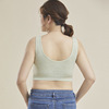 Comfortable sports wireless bra, T-shirt, underwear, beautiful back