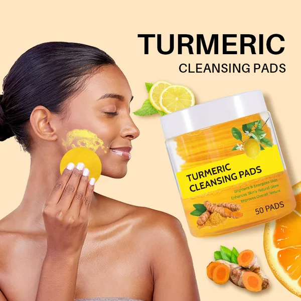 Cross-Border Export Turmeric Cleansing Pads Turmeric Cleansing Pads Exfoliating Cleansing Facial Care
