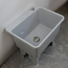 拖把池阳台高脚拖把盆卫生间家用墩布池拖布池移动洗地盆水池水槽
