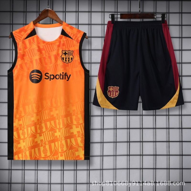 足球服俱乐部训练服背心套装2425巴西皇马巴黎阿森纳切尔西球衣|undefined