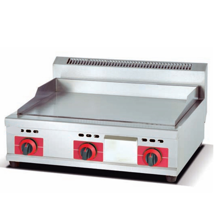 天然气气煎饼机平煎锅双开关双燃烧器煎炉牛肉汉堡设备