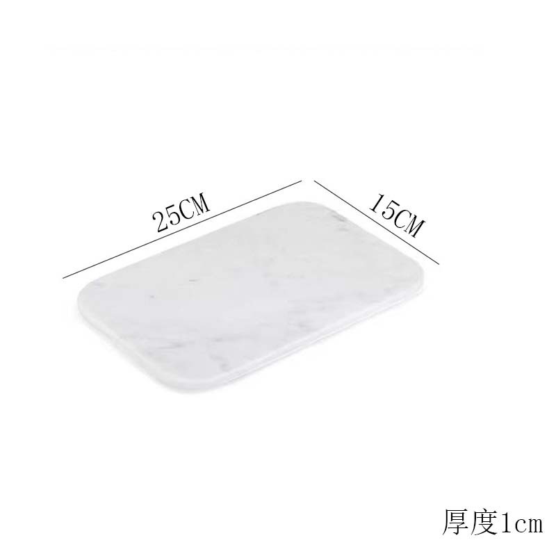 Nórdico ins estilo mármol natural bandeja hogar Mesa almacenamiento bandeja de almacenamiento de alimentos rectangular bandeja de almacenamiento de baño