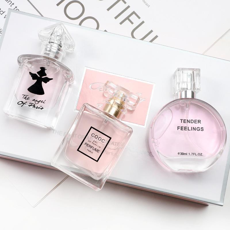 Ny parfym Vackra flickor Paris Angel Kvinnor Parfym Långvarig Lätt Doft Svart Klänning Tredelad presentförpackning 90ml Parfym_voghion.com
