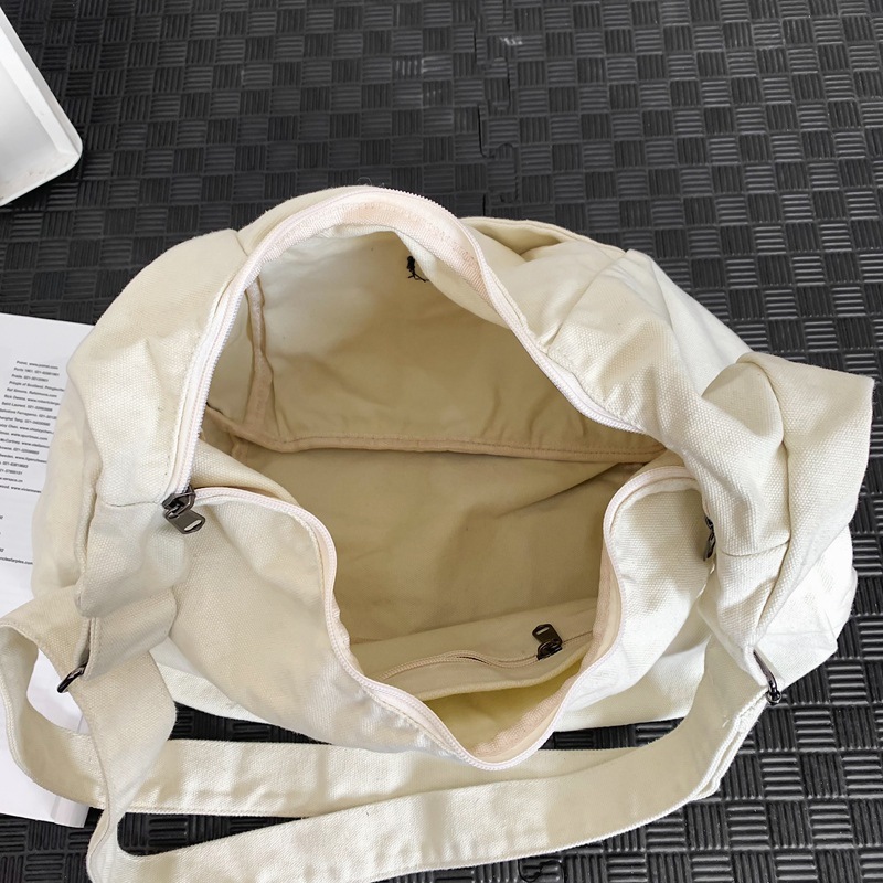 2024 nuevo estilo de ocio, arte, lona de gran capacidad para damas, bolso de mensajero de hombro de viaje de todo fósforo de moda para hombres