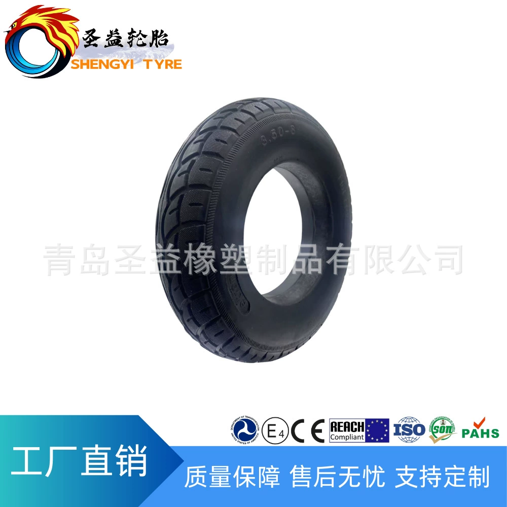 [Поставка производителя] 3,50-8 пенопластовое колесо, изготовленное на заказ, сплошное колесо, бесплатная пневматическая шина, шина для тележки для газонокосилки
