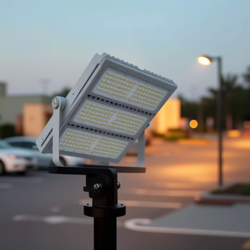 Proyector al aire libre, cancha de tenis de fútbol, plaza de baloncesto, luz de poste alto, nuevo módulo LED, luz de túnel, luz de inundación