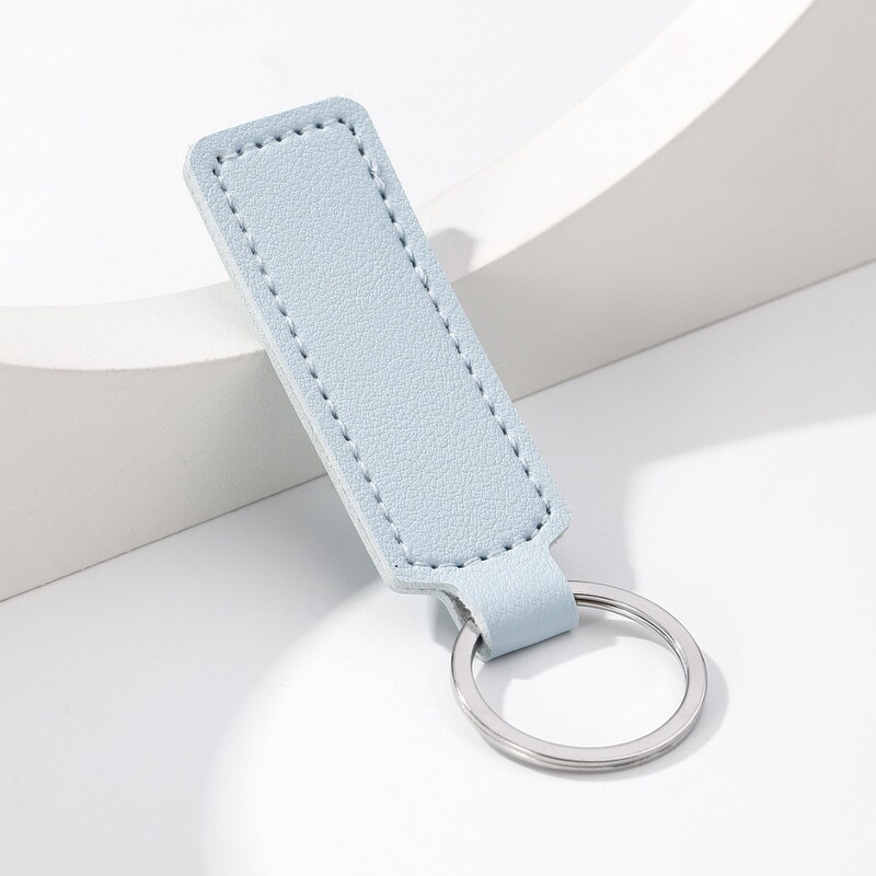 Amazon人気PUレザーキーホルダーシンプルビジネスカーキー部品レザーキーDIYキーホルダー|undefined