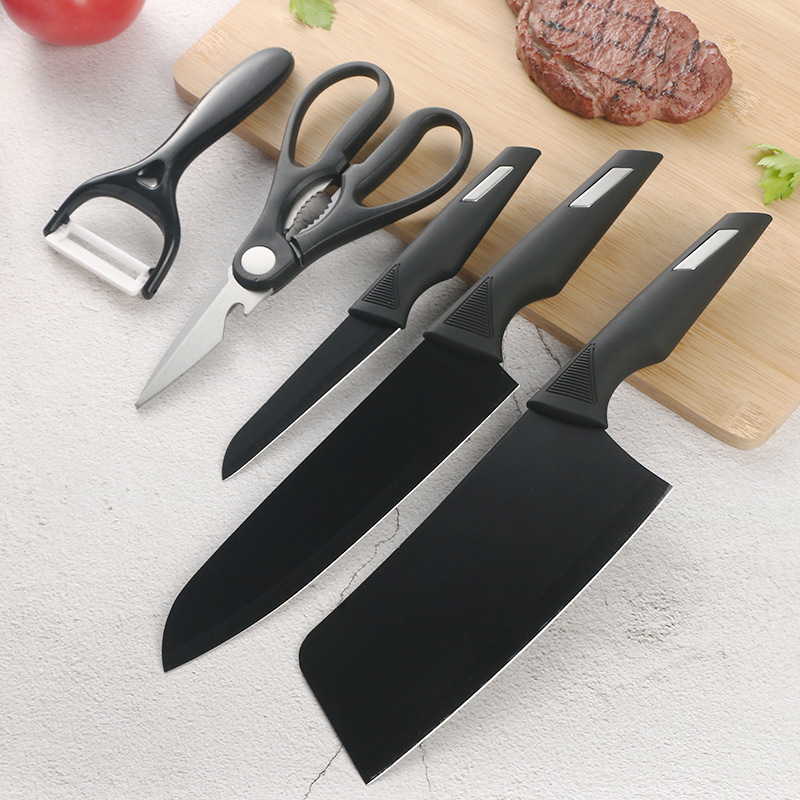 Comercio exterior cuchillo de cocina traje cuchillo de corte cuchillo de cocina cuchillo de fruta cuchillo de melón tijeras de cocina cuchillo de cocina de acero inoxidable