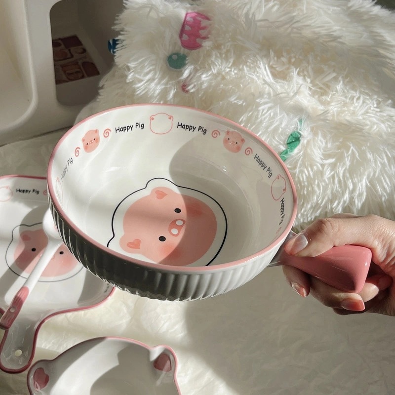 【1개】돼지 손그릇