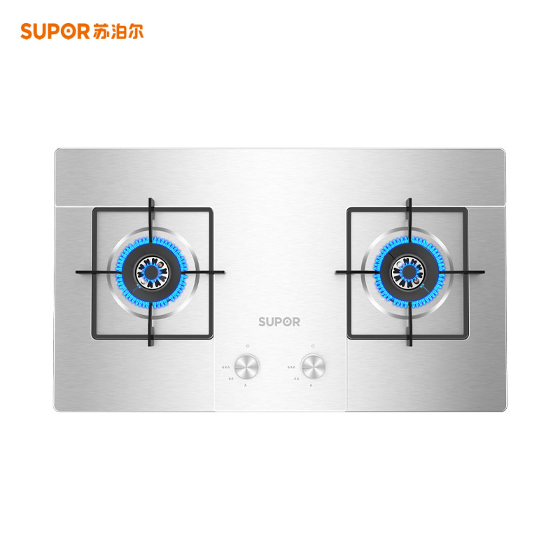 苏泊尔MS29不锈钢燃气灶煤气灶双灶家用液化气嵌入式天然气炉灶台