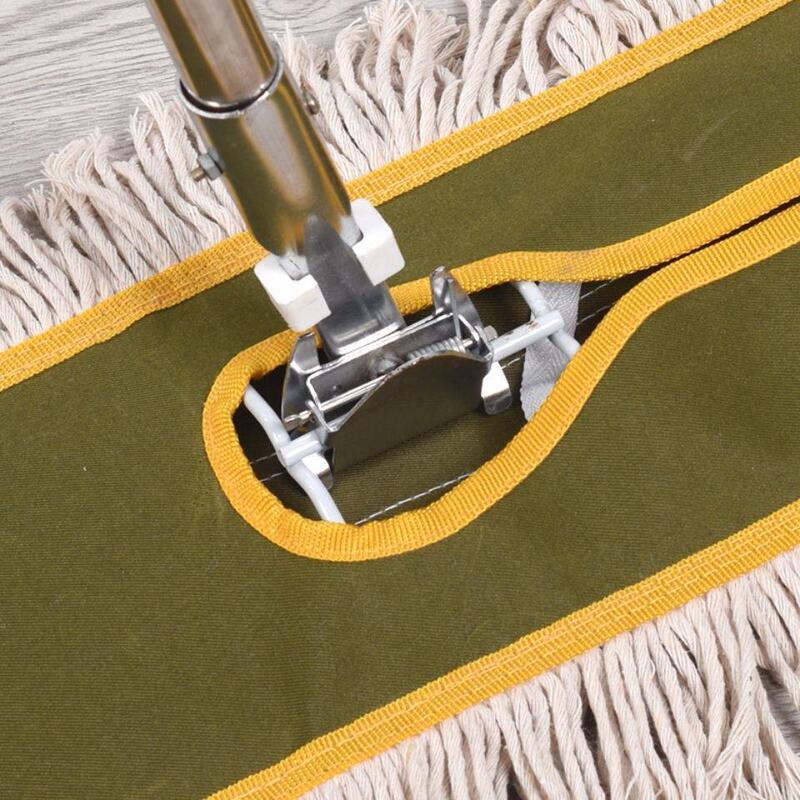 Wet and Dry mop flat large mop flat household tile floor floor cotton thread dust mop rotating mop