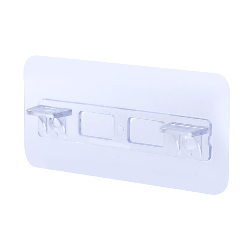 Household traceless punch-free board drag-free nail-free strong adhesive partition support anti-side slip layer support telescopic rod storage support support